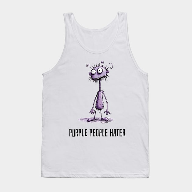 Purple People Hater Tank Top by pxdg